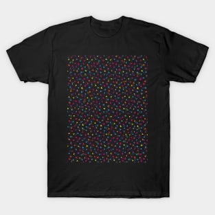 Black Rainbow V Pattern T-Shirt